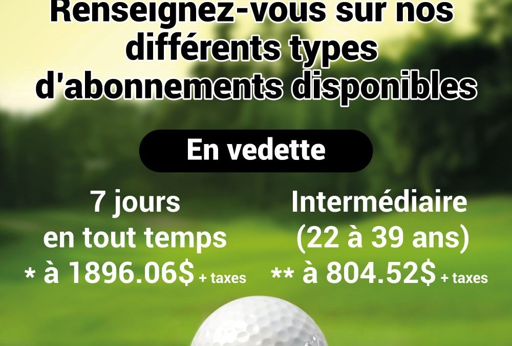 Abonnement en vedette